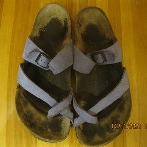 Birkenstock purple suede MIA sandals 41L10M8 reg